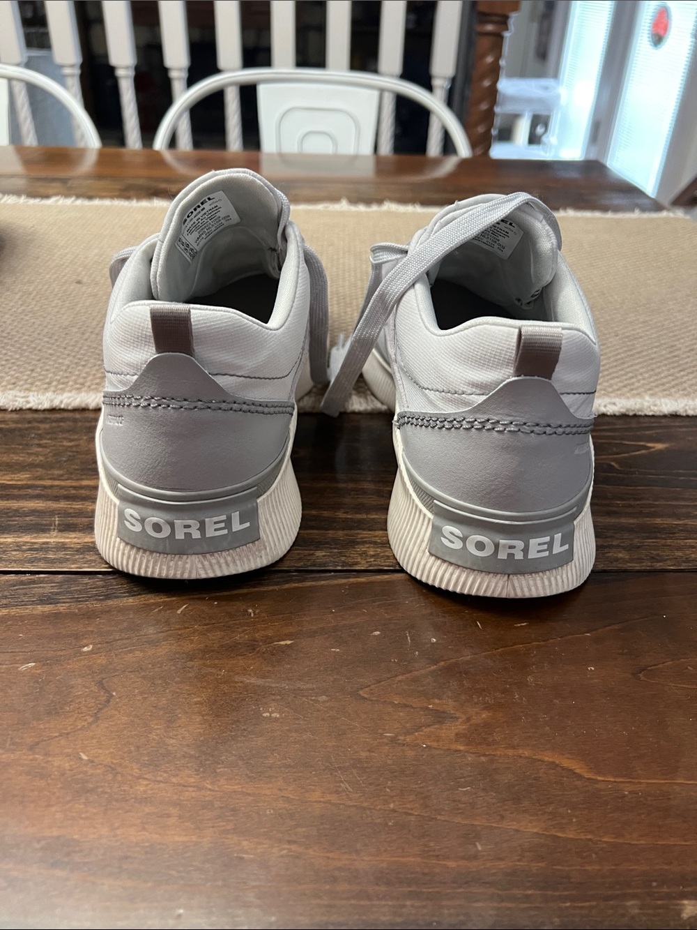 Sorel Women's Light Gray Sneakers out and about waterproof hardly worn